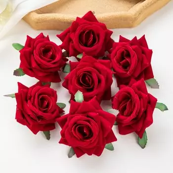 Искусственные розы АРОКА, 10 шт.