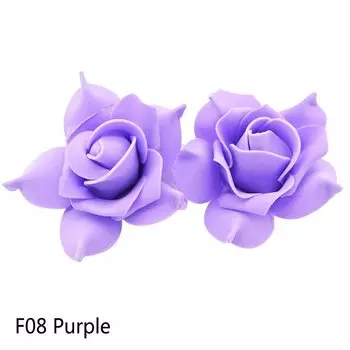 Искусственные розы CYZQ, 8 см, 100 шт.