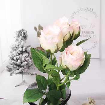 Искусственные розы DociDaci белые