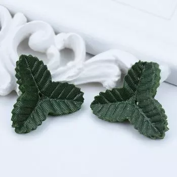 Искусственные розы и листья, шелк, smr, 200 шт.