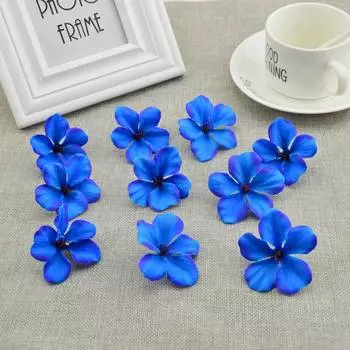 Искусственные розы и орхидеи из шелка, 50 шт