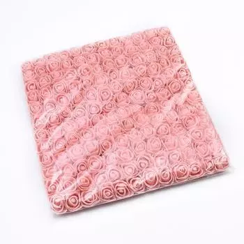 144 шт., искусственные розы из полиэтиленовой пряжи с защитой от УФ-лучей