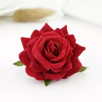 Искусственные розы из шелка dycrazy, 2/5 шт., 6 см