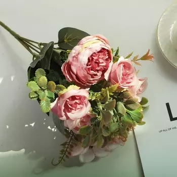 Искусственные розы из шелка dycrazy