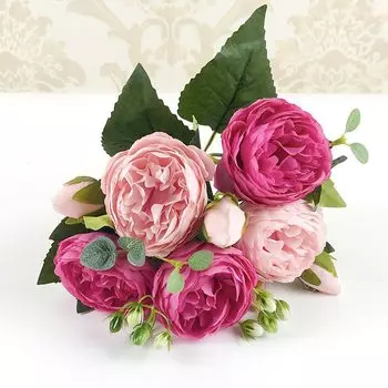 Искусственные розы из шелка dycrazy