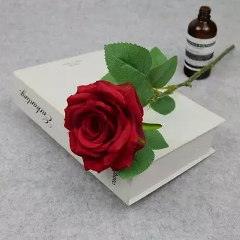 Искусственные розы из шелка smr