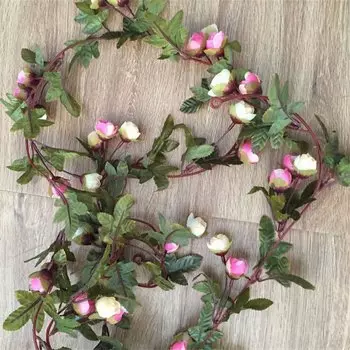 Искусственные розы из шелка you and me 220 см