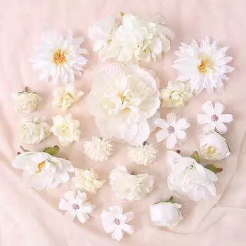 Искусственные розы шелковые 8 см