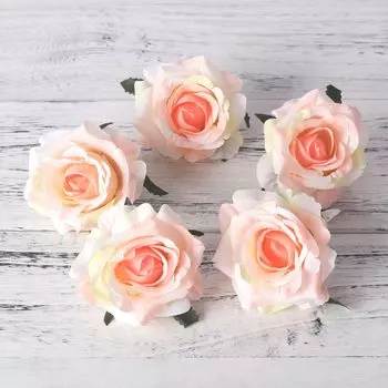 Искусственные розы Tenvity, шелк, 5 шт