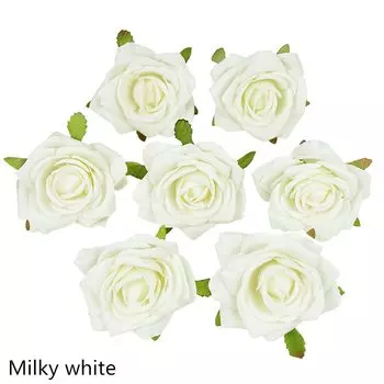 Искусственные розы WNYZQ, шелк, 7 см, 5/10 шт