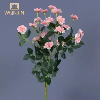 Искусственные розы WQNJIN, шелковые