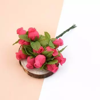 Искусственные розы YEAHBUY, 12 штук