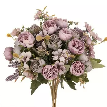Искусственные шелковые цветы, букет