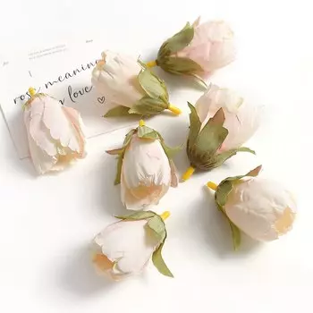 Искусственные шелковые цветы для декора