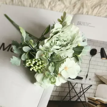 Искусственные шелковые гортензии smr