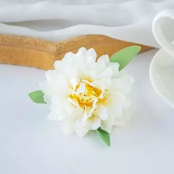 Искусственные шелковые хризантемы 10 штук