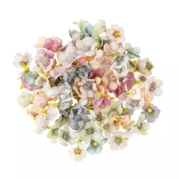 50 шт. искусственные цветы для скрапбукинга, коробка для конфет, свадебный Декор для дома, маленькие цветы для рукоделия, рождественские венки, шелковая мини-Маргаритка