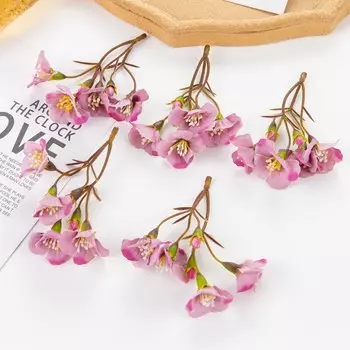 Искусственные шелковые розы 10 шт.