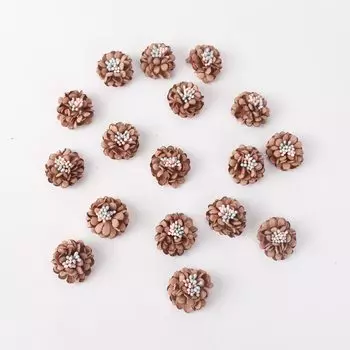 Искусственные шелковые розы HUAYUXIANG 3 см