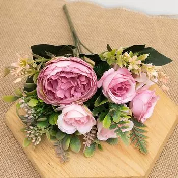 Искусственные шелковые розы Kahaul