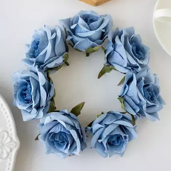 Искусственные шелковые розы smr для декора