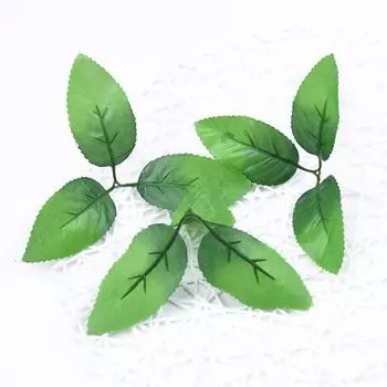 Искусственные шелковые розы зеленые 50 шт smr