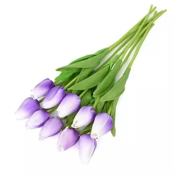 Искусственные тюльпаны из ПЭ букетом xunyihappy