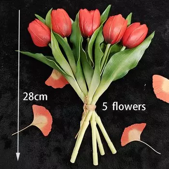 Искусственные тюльпаны из силикона LaurelChow