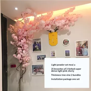 Искусственные вишневые цветы, набор