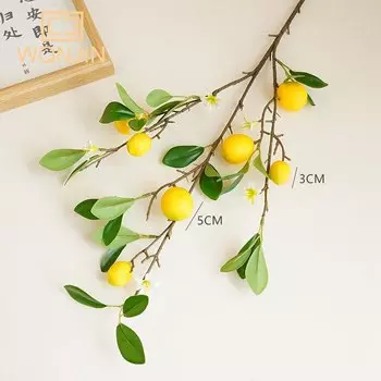 Искусственные желтые лимоны WQNJIN