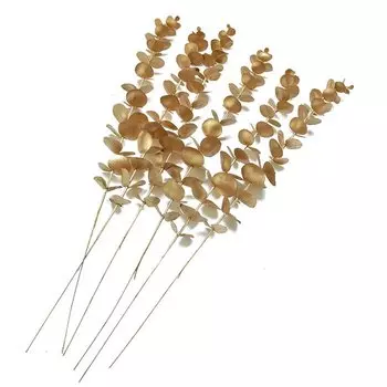 Искусственные золотые ветки эвкалипта FGHGF