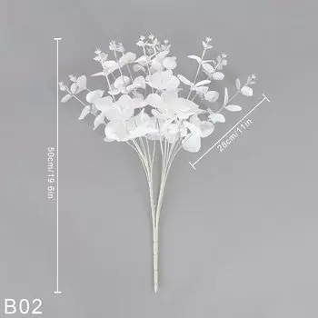 Искусственный белый эвкалипт XUNYIONE