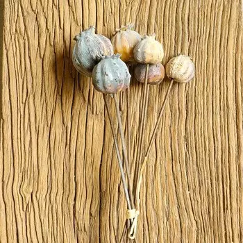 Искусственный букет мака LINANUO 6 штук