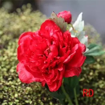 Искусственный букет пионов из шелка YO CHO