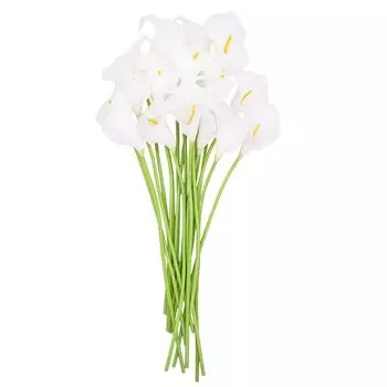 Искусственный латексный свадебный букет калла лилии ZQCXLD