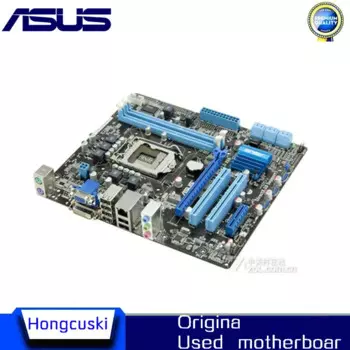 Используется для ASUS P7H55-M PLUS оригинальная материнская плата DDR3 LGA 1156 H55 разъем LGA 1156 i3 i5 i7 DDR3 8G uATX UEFI BIOS