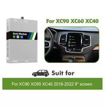 ISUDAR Wireless Carplay для Volvo XC90/XC60/XC40/S90/S60 полноэкранный адаптер Carplay AI обновления USB Android Auto Hicar
