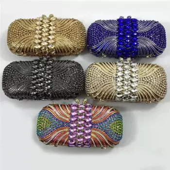 Итальянская новая роскошная золотая сумка для ужина с бриллиантами, женская сумка с кристаллами, клатч, круглая сумка со стразами, многоцветный кошелек для свадебной вечеринки