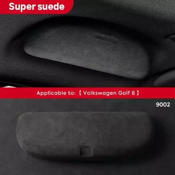 Итальянский премиальный замшевый футляр для очков Volkswagen VW Golf 8 Golf 7 MK7 MK8 2014-2022 автомобильный ящик для хранения солнцезащитных очков отделка аксессуары