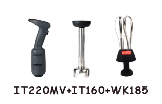 ITOP ручной блендер 3 шт./компл. смешивающая машина 1 блендер + 1 венчик + 1 трубка мешалка из нержавеющей стали коммерческий блендер миксер