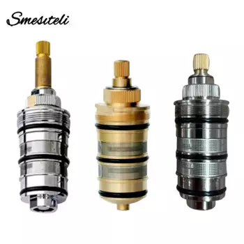 ity zamienny mosiny termostatyczny wkad prysznicowy Kontrola temperatury zaworu prysznicowego w azience Zapasowy zestaw naprawczy