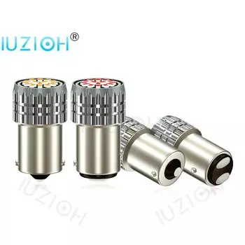 IUZIOH 2 шт. P21/5W BAY15D Лампа BA15S Led R5W R10W 1156 1157 P21W Тормозной указатель поворота Парковочный задний фонарь Автомобильный фонарь 12 В DRL