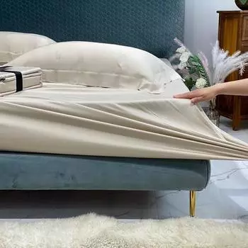 IvaRose HOME TEXTILE 600TC Лиоцелл простыня с двойной королевой