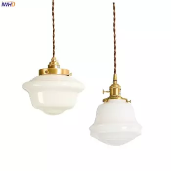 Подвесной светильник IWHD белый стеклянный