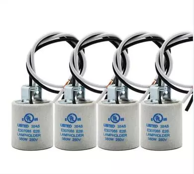 IWHD керамический патрон E27 кремовый 110-220В