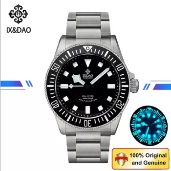 IX & DAO JD-X02T 2023 новые 39 мм Мужские автоматические механические часы PT5000 Роскошные повседневные AR покрытие BGW9 200 м мужские часы для дайвинга