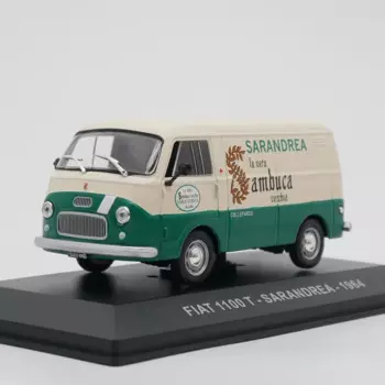 Ixo 1:43 Fiat 1100 T Sarandrea 1964 Diecas модель автомобиля металлическая Игрушечная машина