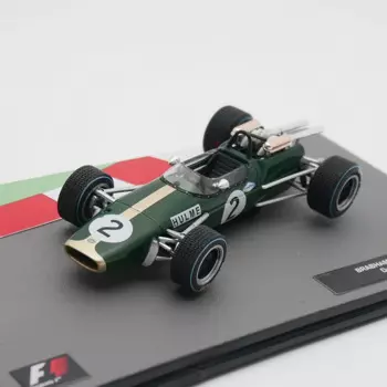 Ixo 1:43 гоночный халденис Me 1967, модель автомобиля из литого металла с брабхэм BT24, игрушечный автомобиль