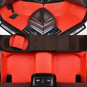 Из искусственной кожи индивидуальные автомобильные напольные коврики для Geely Atlas Pro 2019-2023 Coolray Геометрия C Tugella, аксессуары для интерьера