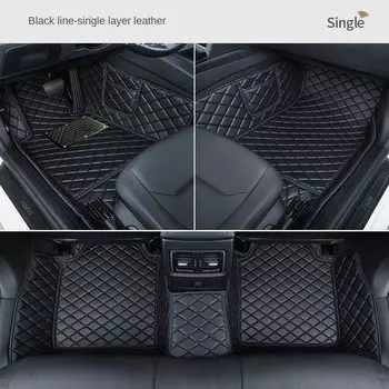 Из искусственной кожи индивидуальные автомобильные коврики для Ford Explorer 5 Seat 2016-2020 Focus 2018-2023 2012-2017, аксессуары для интерьера